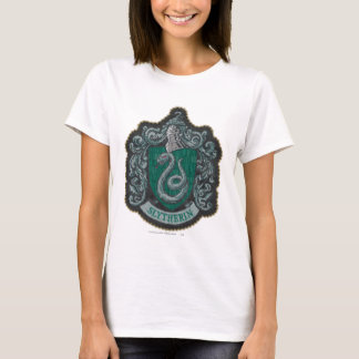 T-shirt Harry Potter| Retro Mighty Slytherin Crest