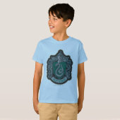 T-shirt Harry Potter| Retro Mighty Slytherin Crest (Devant entier)