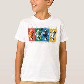 T-shirt Harry Potter | Sigles de maison HOGWARTS™ (Devant)