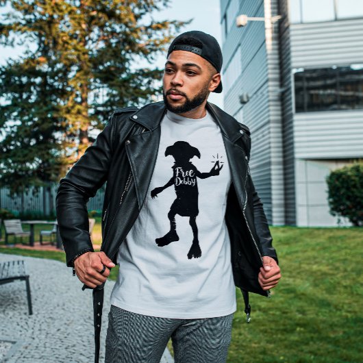 T-shirt Harry Potter | Silhouette typographique "Libérez D