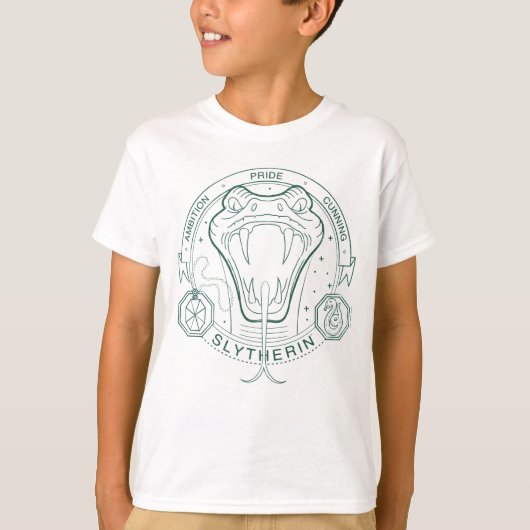 T-shirt HARRY POTTER™ SLYTHERIN™ Famille (Devant)