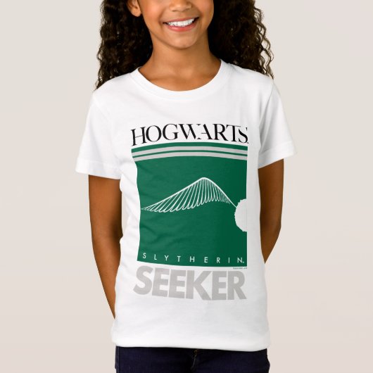 T-Shirt Harry Potter | SLYTHERIN™ House Quidditch Seeker (Devant)