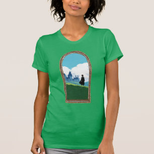 T-shirt HARRY POTTER™ Surplombant le château HOGWARTS™