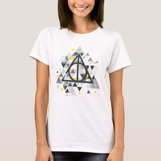 T-shirt Harry Potter | Symbole géométrique des Reliques de (Devant)