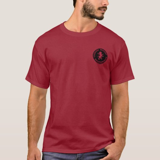 T-shirt Harry Potter | Traits de la maison GRYFFINDOR™ Gra (Devant)