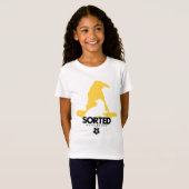 T-Shirt Harry Potter | Trié dans la maison HUFFLEPUFF™ (Devant entier)