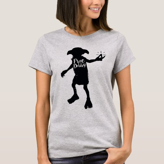 T-shirt Harry Potter | Typographie de silhouette "Libérez  (Devant)