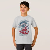 T-shirt Harry Potter | Typographie du Hogwarts Express (Devant entier)