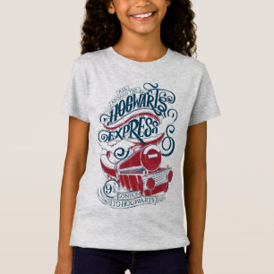 T-Shirt Harry Potter Typographie du Hogwarts Express