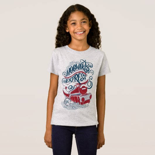 T-Shirt Harry Potter | Typographie Express Hogwarts (Devant entier)