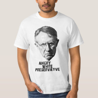 T-shirt Harry Reid : Agent de conservation blanc fâché