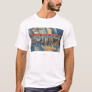 T-shirt Hartford, le Connecticut - grandes scènes 2 de