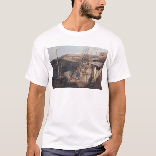 T-shirt Hartmanswillerkopf, vue de Roche-Sermet, 1915 (Devant)