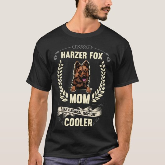 T-shirt Harzer Fox Maman Comme Une Maman Normale Seulement (Devant)