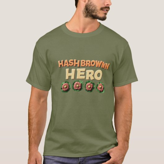 T-shirt Hashbrown Hero (Devant)