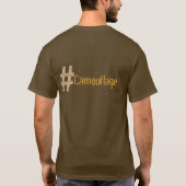 T-shirt Hashtag Camouflage (Dos)