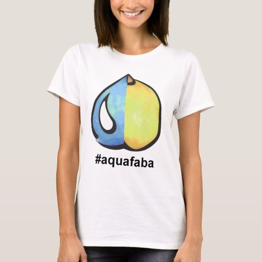 T-shirt hashtag d'aquafaba (Devant)