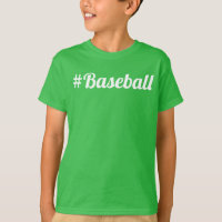 Hashtag de baseball Les fans de jeunes doivent avo