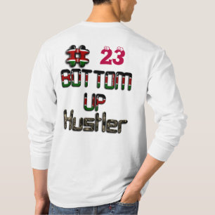 T-shirt Hashtag en bas de page Kenya 3D Drapeau Vie Vie Va