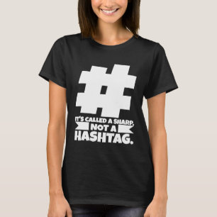 T-shirt Hashtag Funny Piano Player and Piano Teacher 1