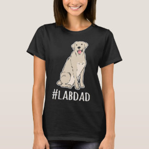 T-shirt Hashtag Lab Papa Labrador Retriever Papa