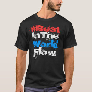 T-shirt Hashtag* meilleur dans la pièce en t d'écoulemen