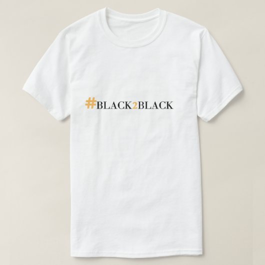 T-shirt HASHTAG NOIR2NOIR (Design devant)
