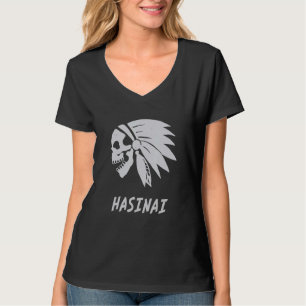 T-shirt Hasinai Amérindien Né Liberté Mal Émoticône S
