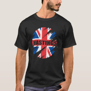 T-shirt Hastings British Flag Angleterre Royaume-Uni Union