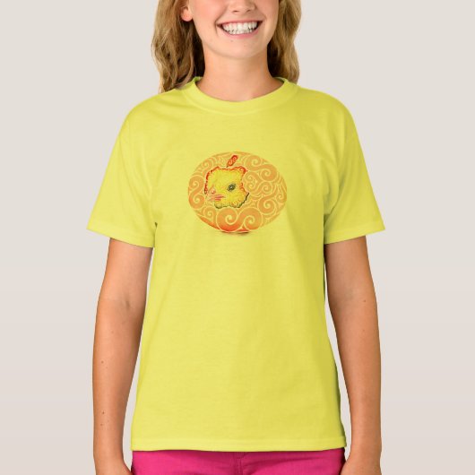 T-shirt Hatchage tourbillonnant (Devant)