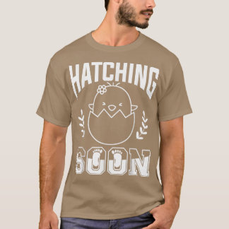 T-shirt Hatching Bientôt Grossesse Faire-part Genre Reved