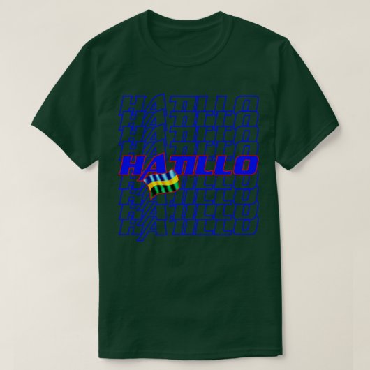 T-shirt Hatillo Cascade texte 1 (Design devant)