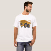 T-shirt Haul truck cartoon illustration  (Devant entier)