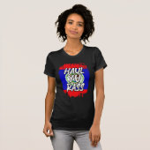 T-shirt Haul Yu Rass Belize Drapeau Afro Pride Belizean Kr (Devant entier)