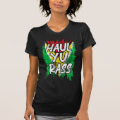 T-shirt Haul Yu Rass Guyanese Guyana Afro Pride Creole (Devant)