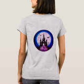 T-shirt Hauné Château Happy Halloween Déplaisant (Dos)