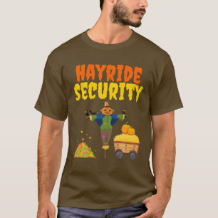 T-shirt Hauné Hayride Sécurité Drôle Maman Papa Hommes