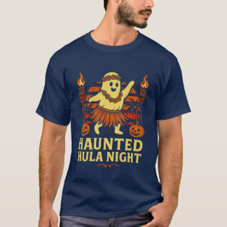 T-shirt Hauné Hula Night Drôle Fantôme Halloween Summerwee