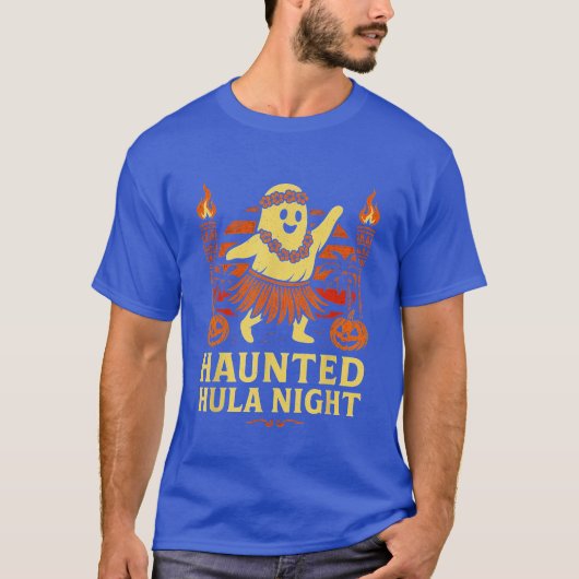 T-shirt Hauné Hula Night Drôle Fantôme Halloween Summerwee (Devant)