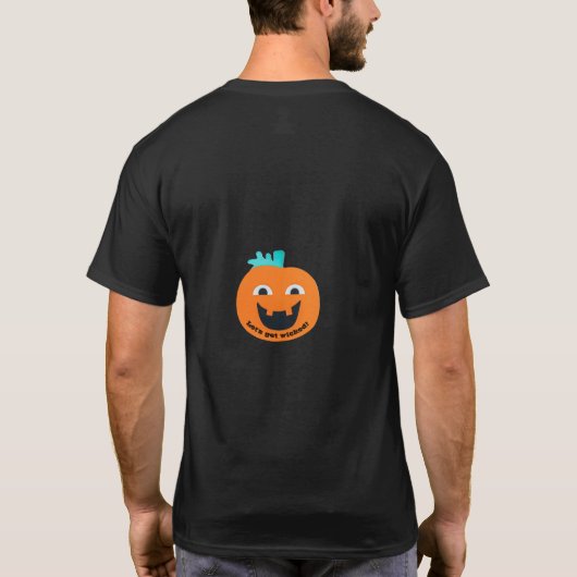 T-shirt Haunted House Custom Text Éffrayant Wicked Fun (Dos)