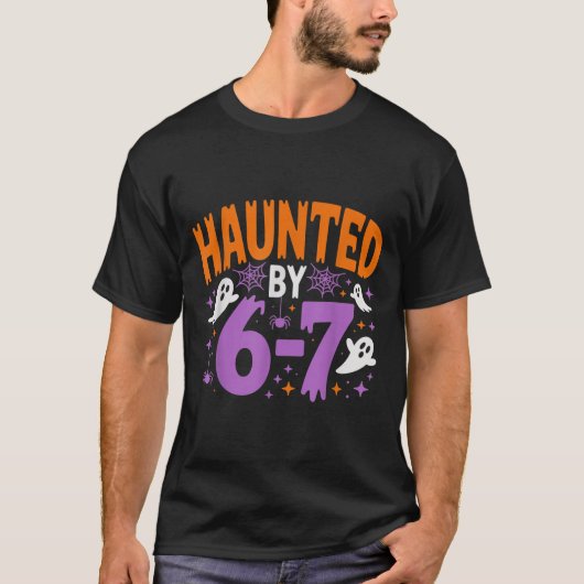 T-shirt Haunted Par 67 Drôle Haunted Par 6-7 Drôle 6 7 Hal (Devant)