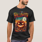 T-shirt Haunted Pumpkin (Devant)