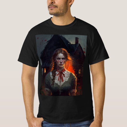 T-shirt Haunting house (Devant)
