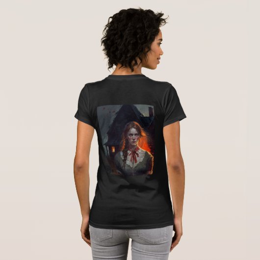 T-shirt Haunting house (Dos entier)