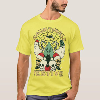 T-shirt Hauntingly Festive : Halloween rencontre Holiday C