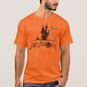 T-shirt Hauny House Happy Halloween Chemise (Devant)