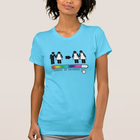 T-SHIRT HAUSSE À LA LESBIENNE (Devant)