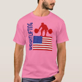 T-shirt Hausse du poids aux États-Unis (Devant)