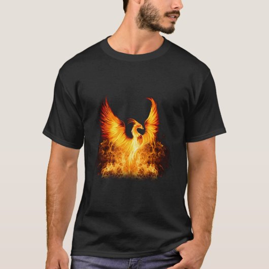 T-shirt Hausse Phoenix Fénix Inspiration Motivation (Devant)