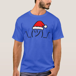 T-shirt haussement d'épaules de Noël